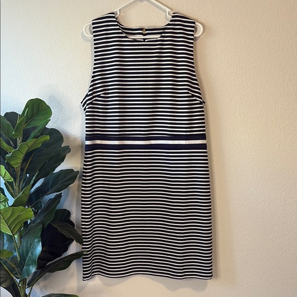 Draper James Black and White Striped Mini Dress - Picture 1 of 5